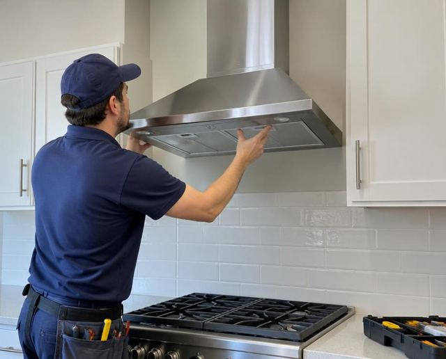 Kitchen Hood Installation