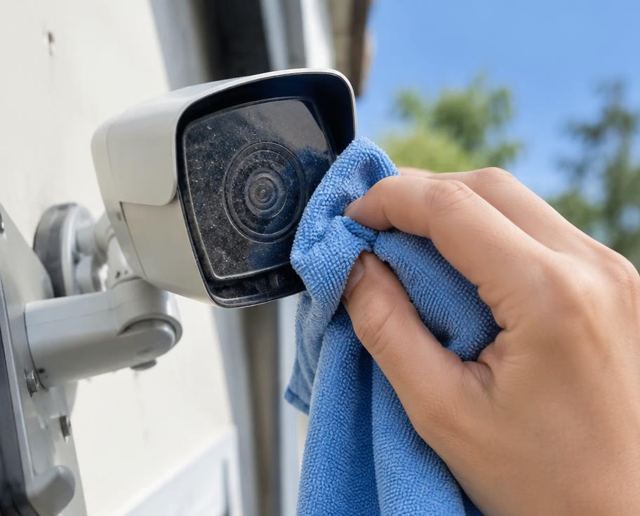 CCTV Camera Cleaning and Re-aim