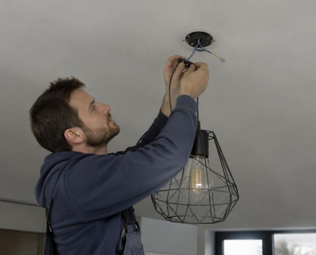 Fancy Light Installation (with wiring)