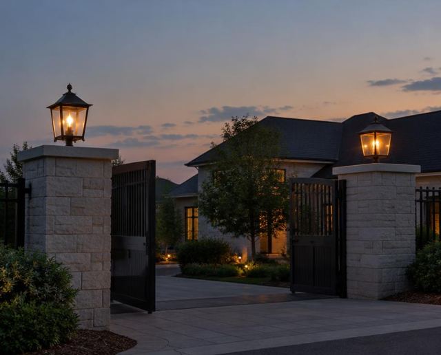 Door Pillar Light Installation