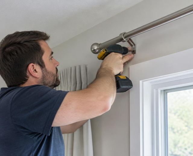 Curtain Rod Installation