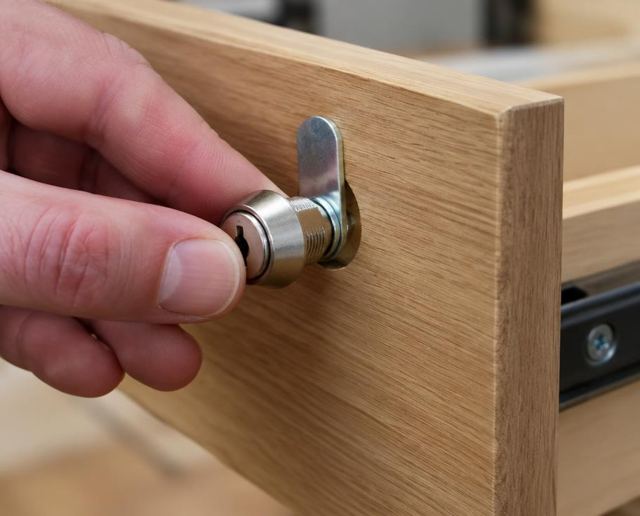 Room Door Lock Installation