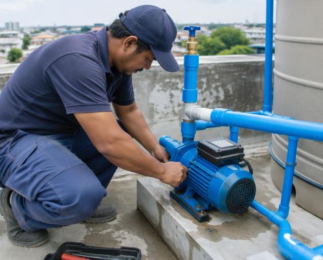Water Motor Installation