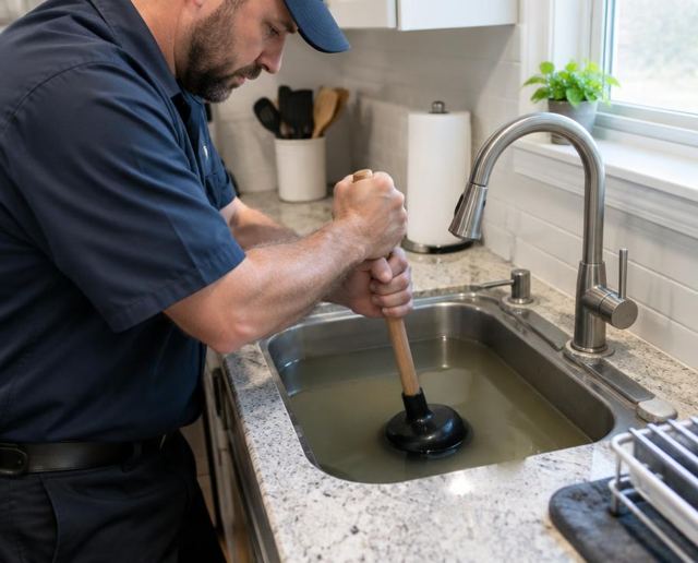 Kitchen Drain Blockage
