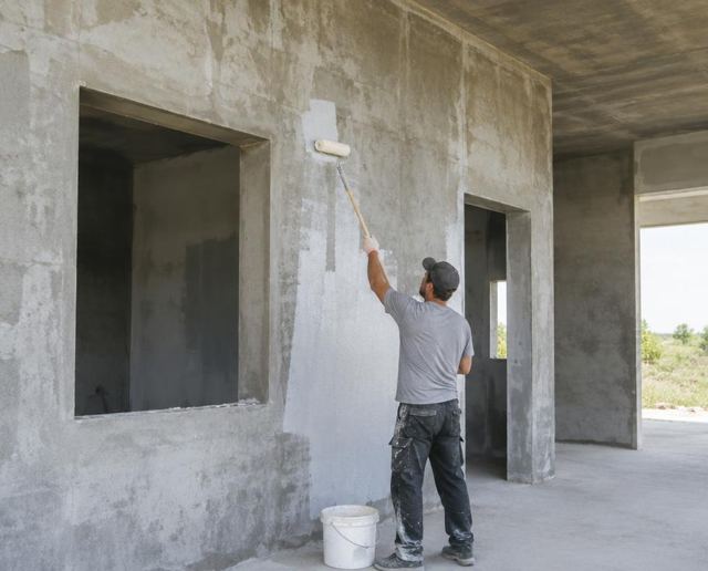 Grey Structure Paint — Inspection