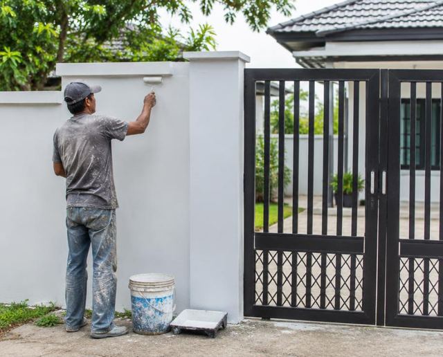 Boundary Wall and Gate Painting